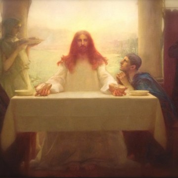 Painting of Christ's last supper