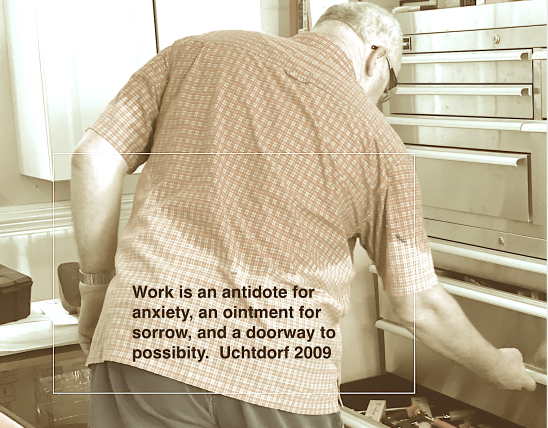 Man Working in Toolshop